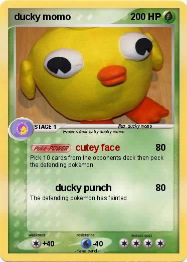 Pokemon ducky momo