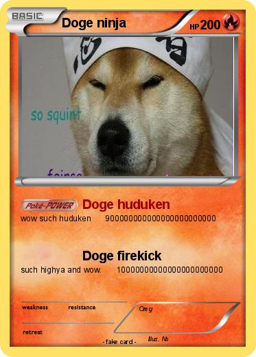 Pokemon Doge ninja