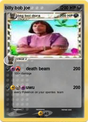 Pokemon billy bob joe