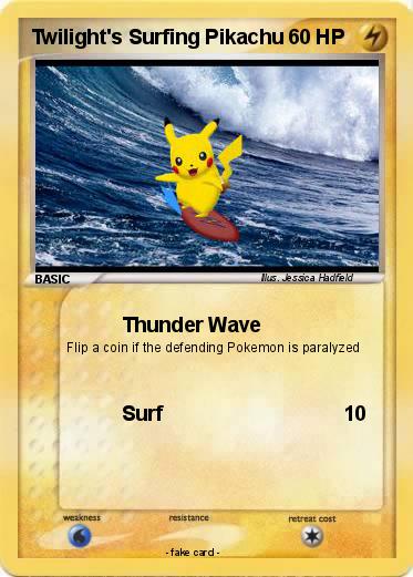 Pokemon Twilight's Surfing Pikachu