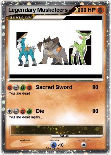 Pokemon Legendary Musketeers
