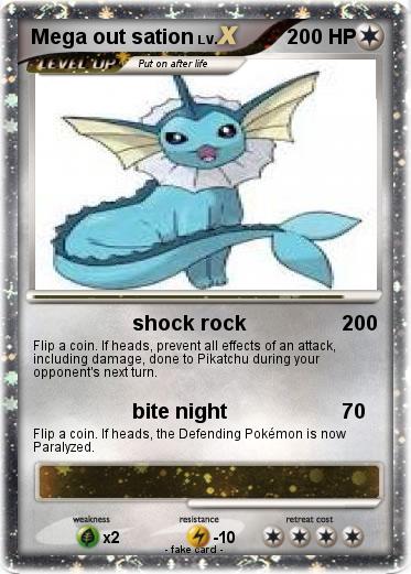 Pokemon Mega out sation