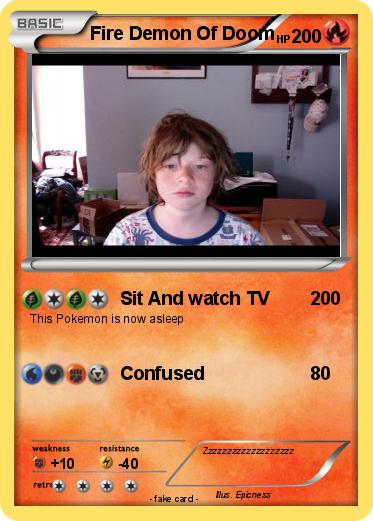 Pokemon Fire Demon Of Doom