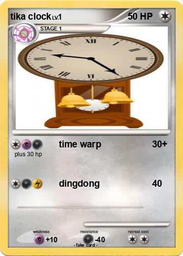 Pokemon tika clock