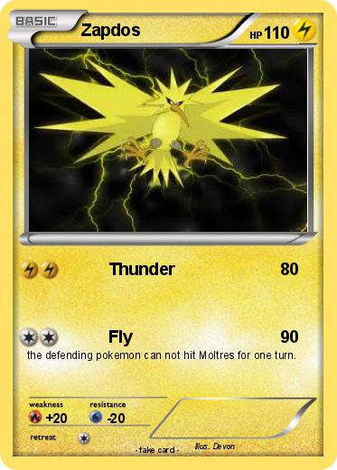 Pokemon Zapdos