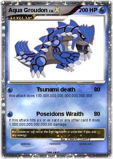 Pokemon Aqua Groudon