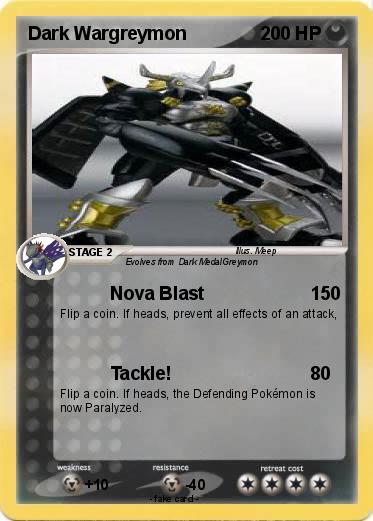 Pokemon Dark Wargreymon