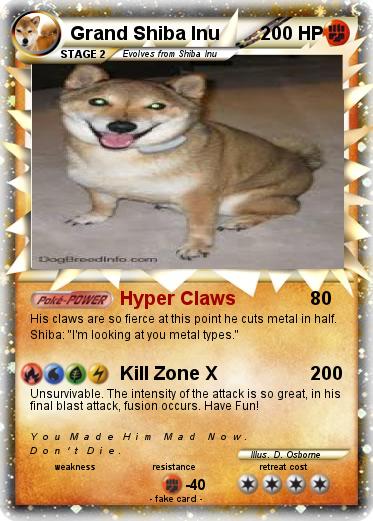 Pokemon Grand Shiba Inu
