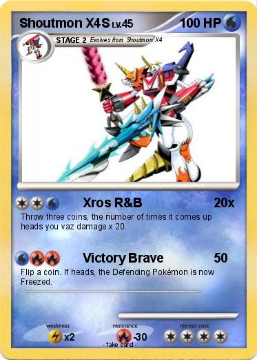 Pokemon Shoutmon X4S