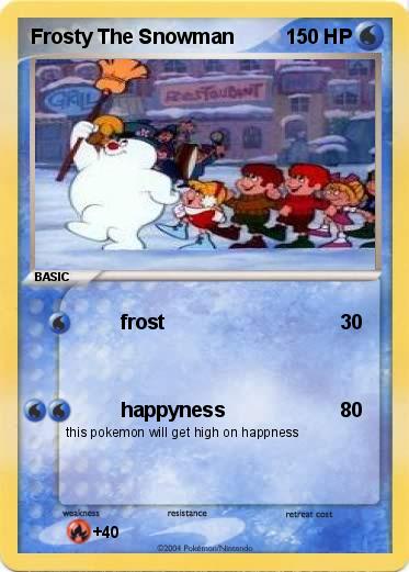 Pokemon Frosty The Snowman