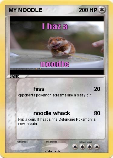 Pokemon MY NOODLE