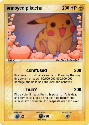 Pokemon annoyed pikachu