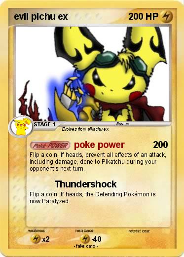 Pokemon evil pichu ex