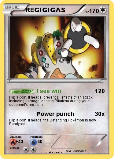 Pokemon REGIGIGAS