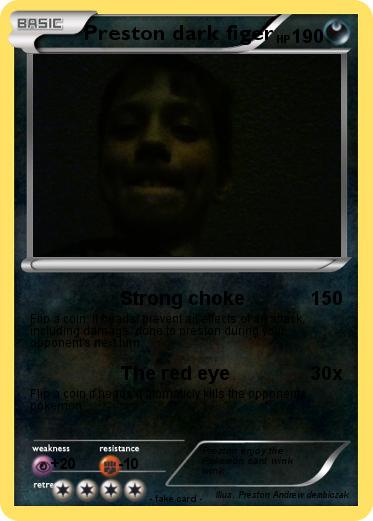 Pokemon Preston dark figer