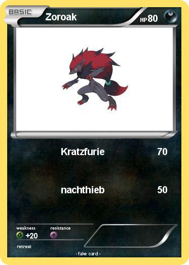 Pokemon Zoroak