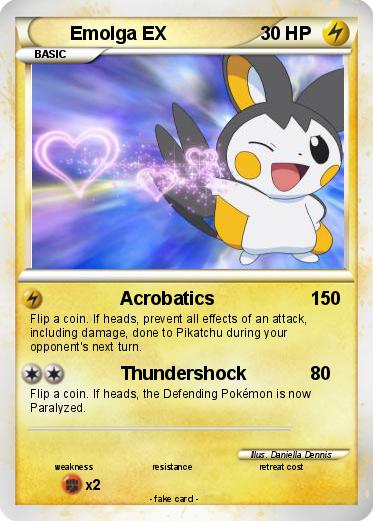 Pokemon Emolga EX