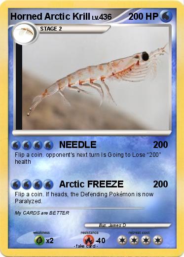 Pokemon Horned Arctic Krill