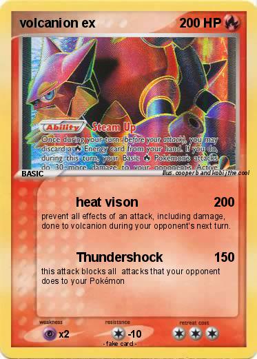 Pokemon volcanion ex