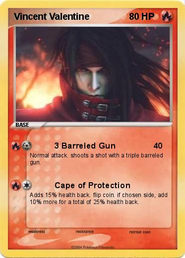 Pokemon Vincent Valentine