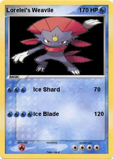 Pokemon Lorelei's Weavile