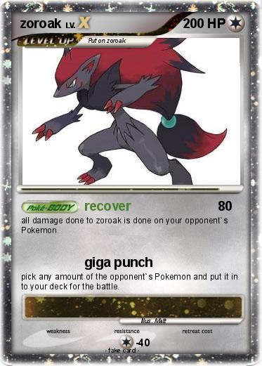 Pokemon zoroak
