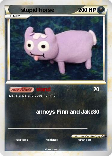 Pokemon stupid horse