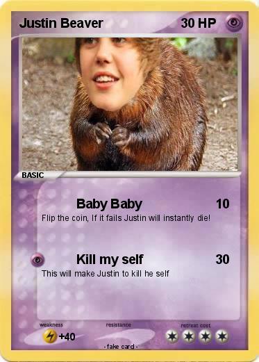 Pokemon Justin Beaver