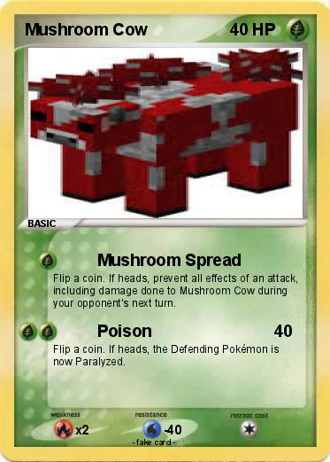 Pokemon Mushroom Cow