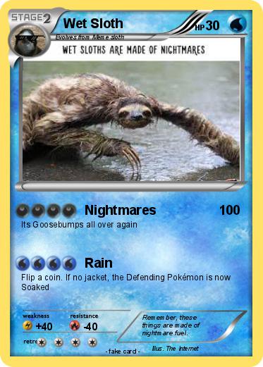 Pokemon Wet Sloth