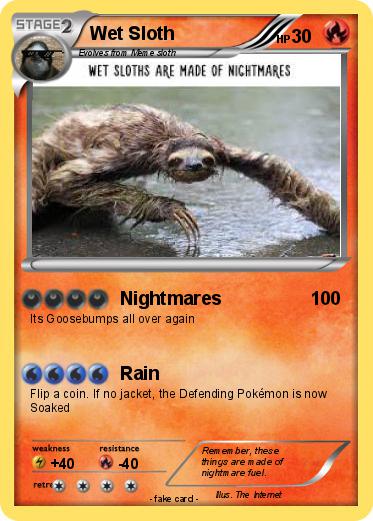 Pokemon Wet Sloth