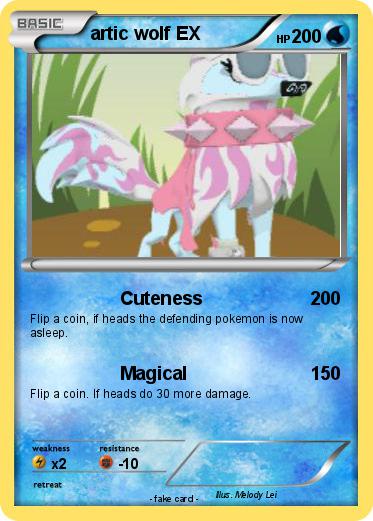 Pokemon artic wolf EX