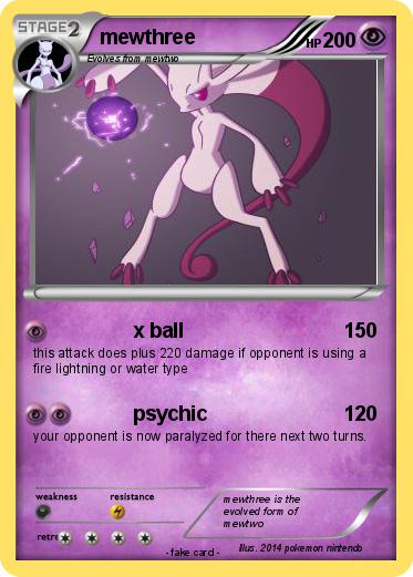 Pokemon mewthree