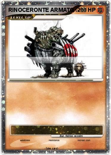 Pokemon RINOCERONTE ARMATO