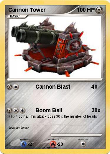 Pokemon Cannon Tower