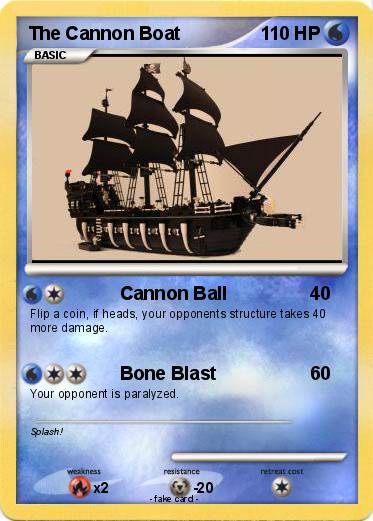 Pokemon The Cannon Boat