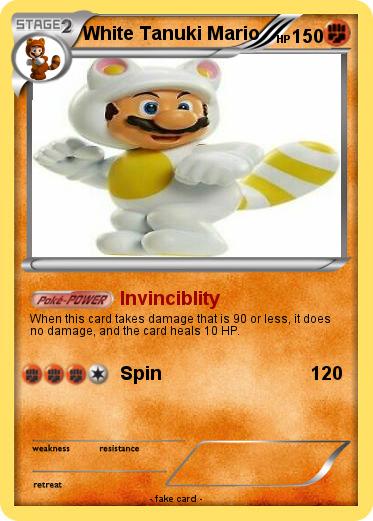 Pokemon White Tanuki Mario