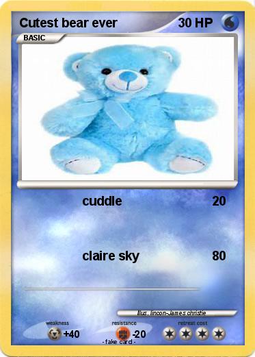 Pokemon Cutest bear ever