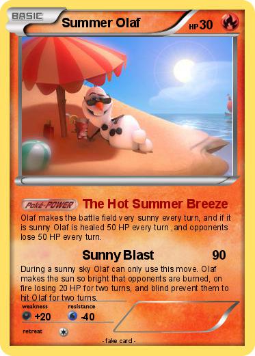 Pokemon Summer Olaf