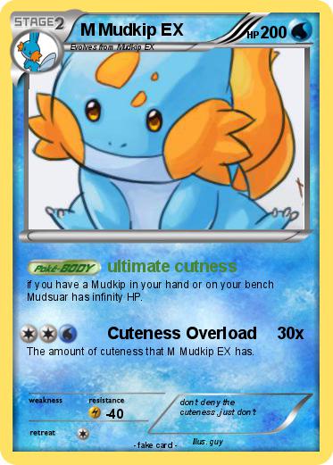 Pokemon M Mudkip EX