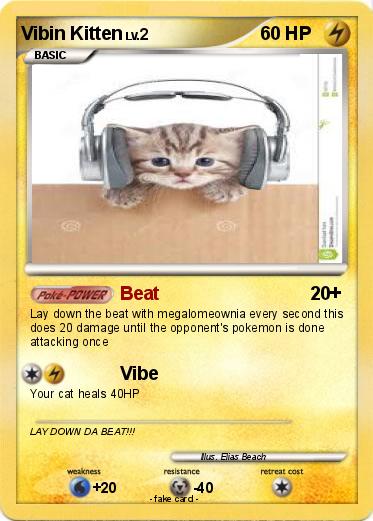 Pokemon Vibin Kitten