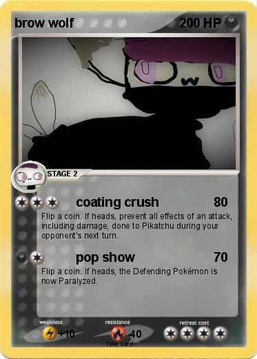 Pokemon brow wolf