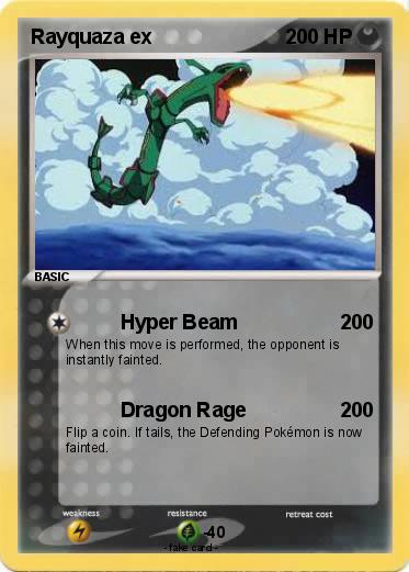 Pokemon Rayquaza ex