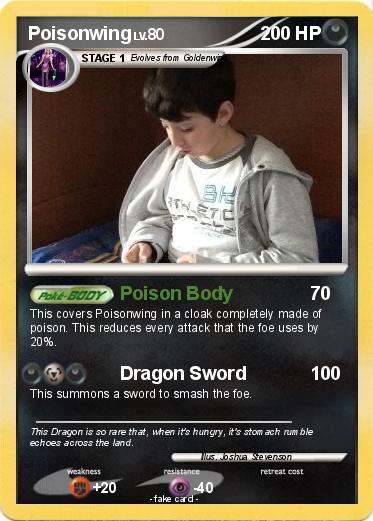 Pokemon Poisonwing Pokemon Poisonwing