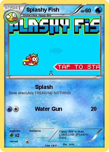 Pokemon Splashy Fish