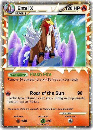 Pokemon Entei X