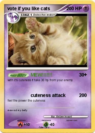 Pokemon vote if you like cats Pokemon vote if you like cats