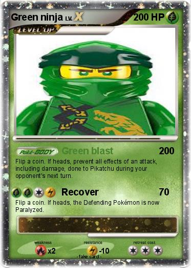 Pokemon Green ninja