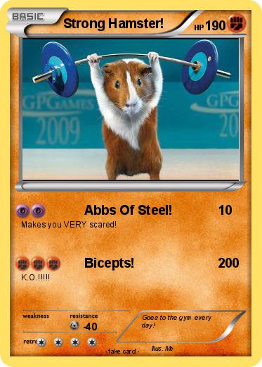 Pokemon Strong Hamster!