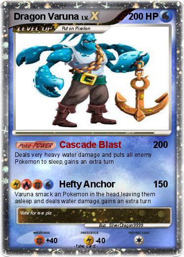 Pokemon Dragon Varuna
